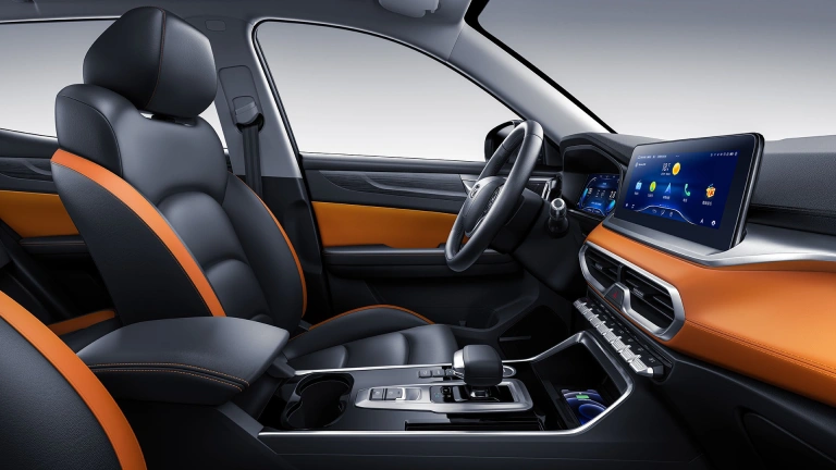 dashboard of kaiyi x3 pro